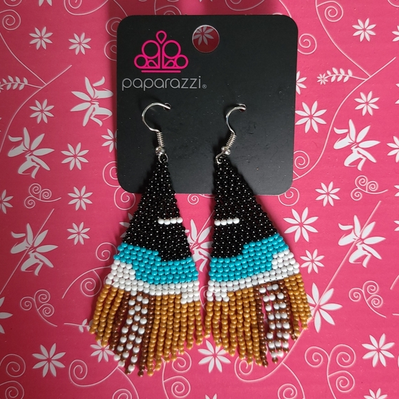 paparazzi Jewelry - Seed bead boho earrings